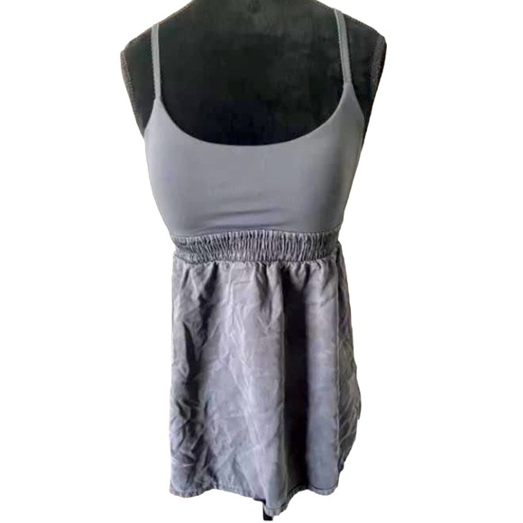 LULULEMON BLISS Gray Tank Top Activewear Yoga Vintage women’s size 4 Regular - Picture 1 of 4